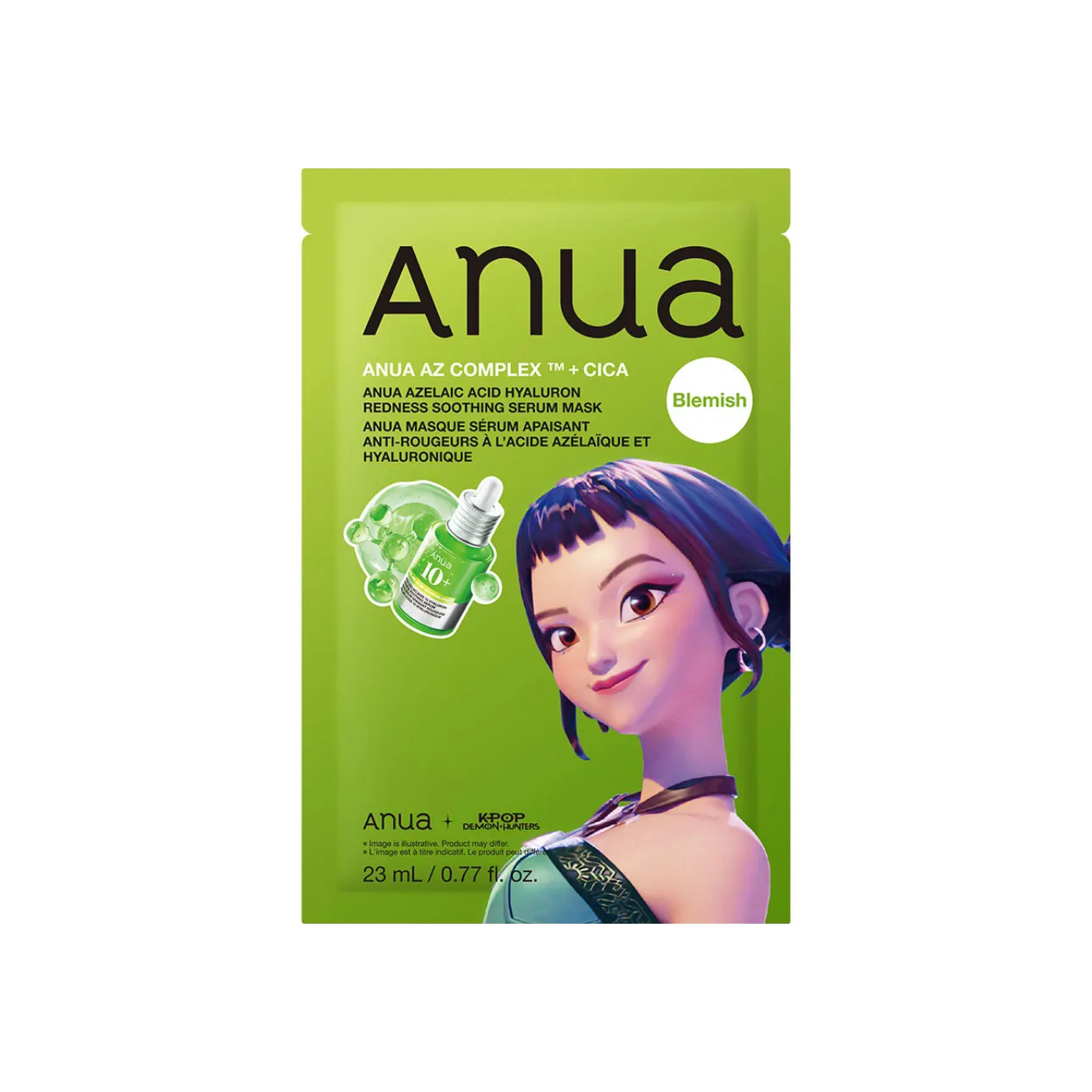 Anua Azelaic Acid Hyaluron Redness Soothing Serum Mask – K-POP Demon Hunters Edition