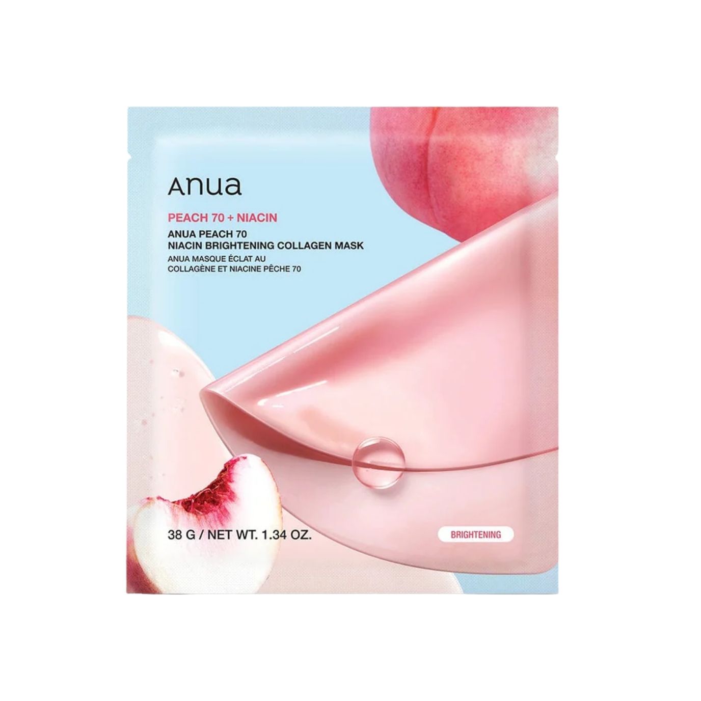 Anua Peach 70 Niacin Brightening Collagen Mask