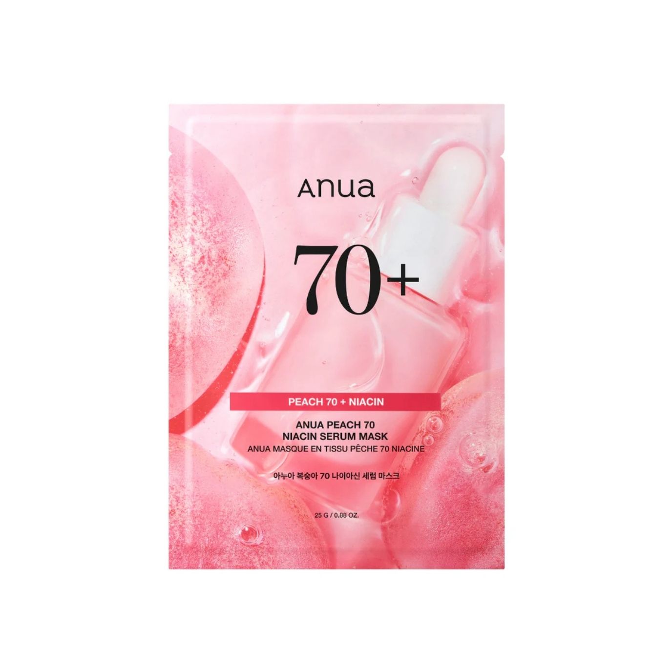 Anua Peach 70 Niacin Serum Mask