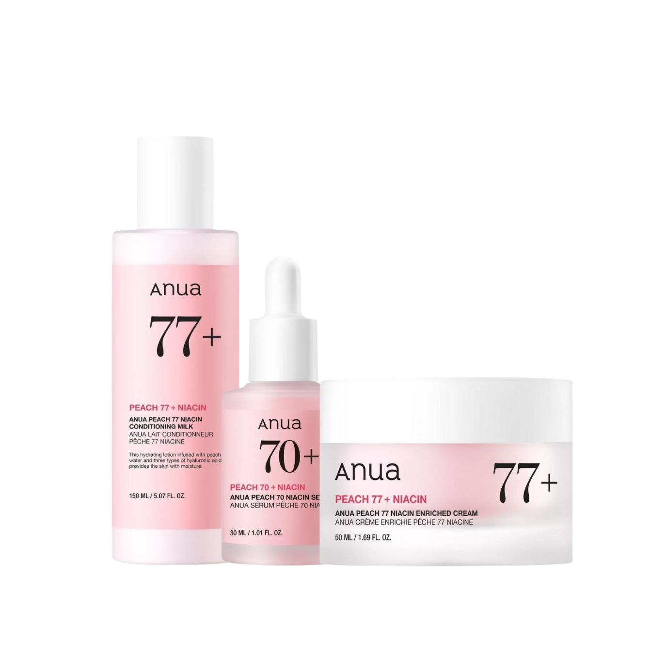 Anua Peach Niacin Glow Essentials Set — product photo