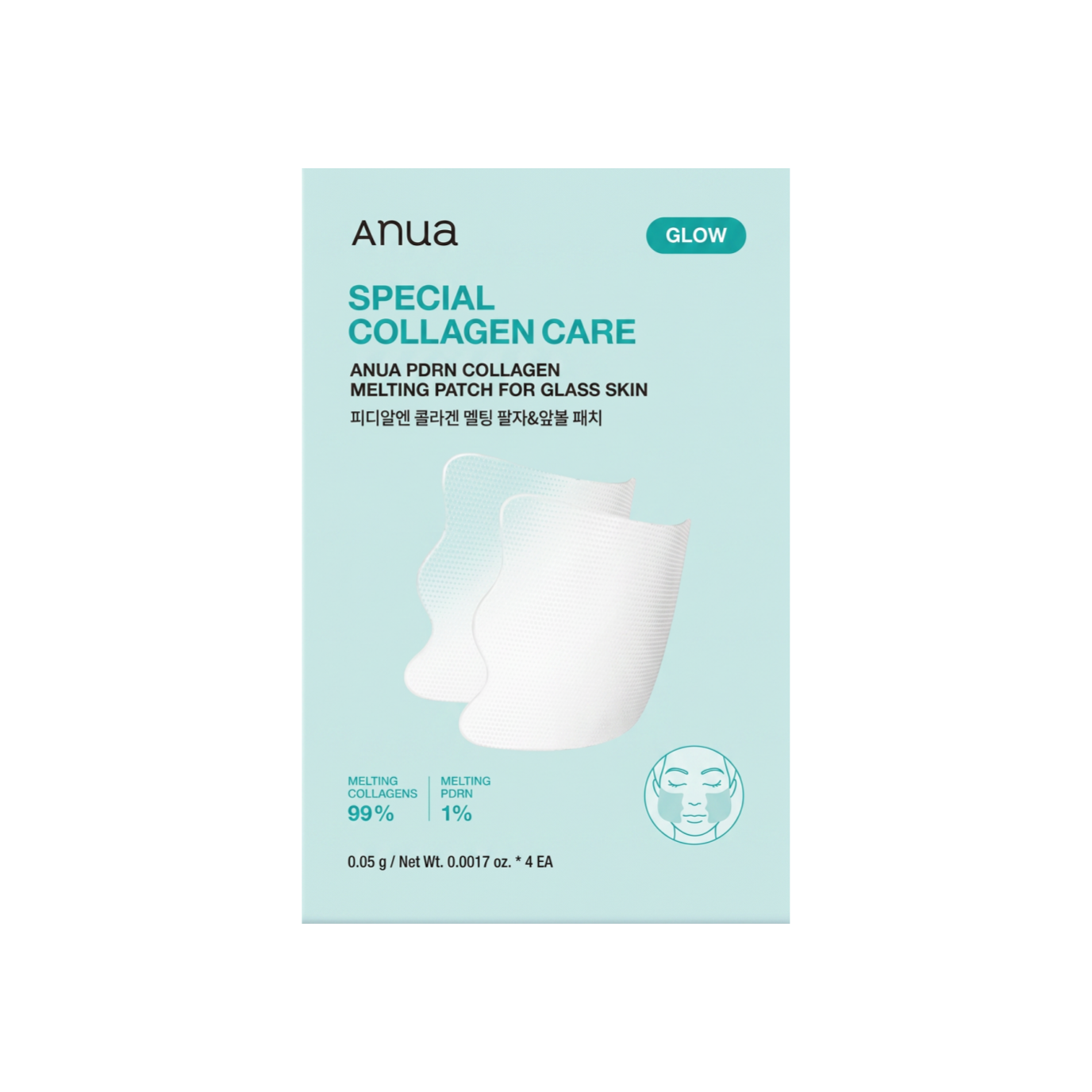 Anua PDRN Collagen Melting Patch For Glass Skin