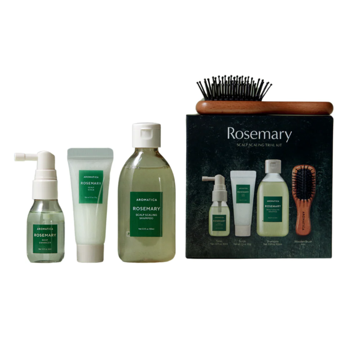 Aromatica Rosemary Scalp Scaling Trial Kit