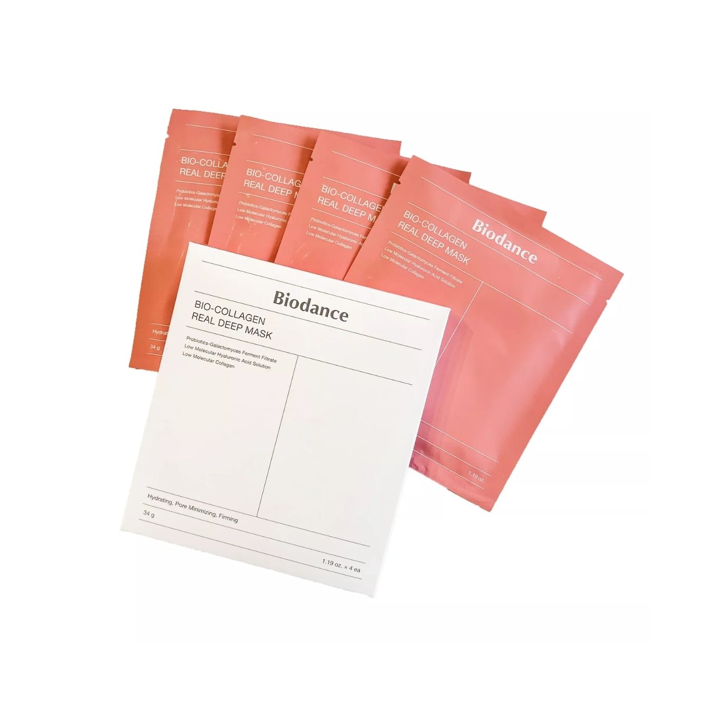 Biodance Bio-Collagen Real Deep Mask Pack mit 4 Masken
