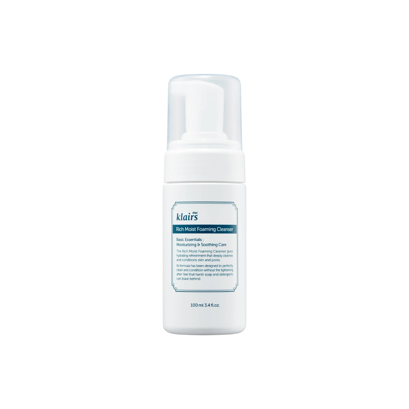 dear, Klairs Rich Moist Foaming Cleanser