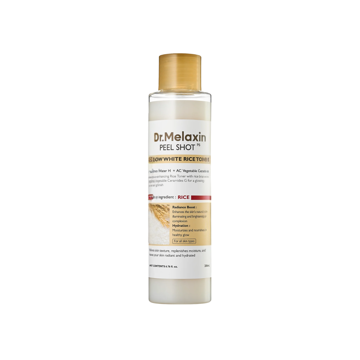 Dr. Melaxin Peel Shot Glow White Rice Toner
