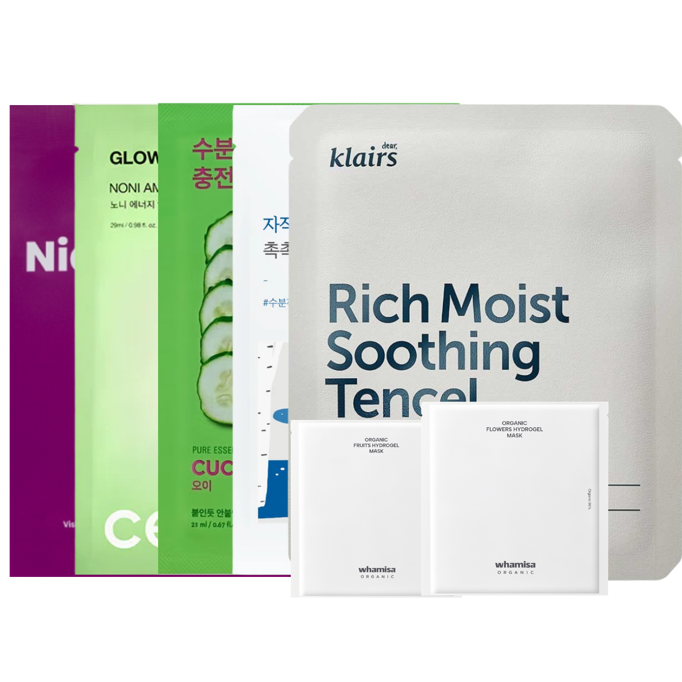 K-Beauty 7-Day Glow & Hydration Mask Set — product photo