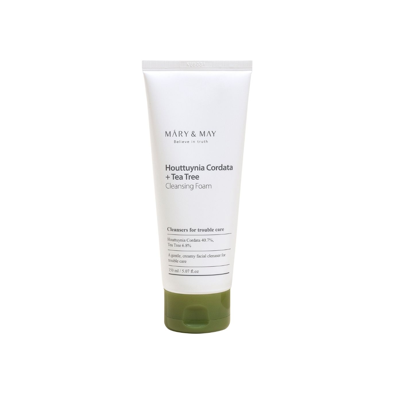 Máry & May Houttuynia Cordata + Tea Tree Cleansing Foam