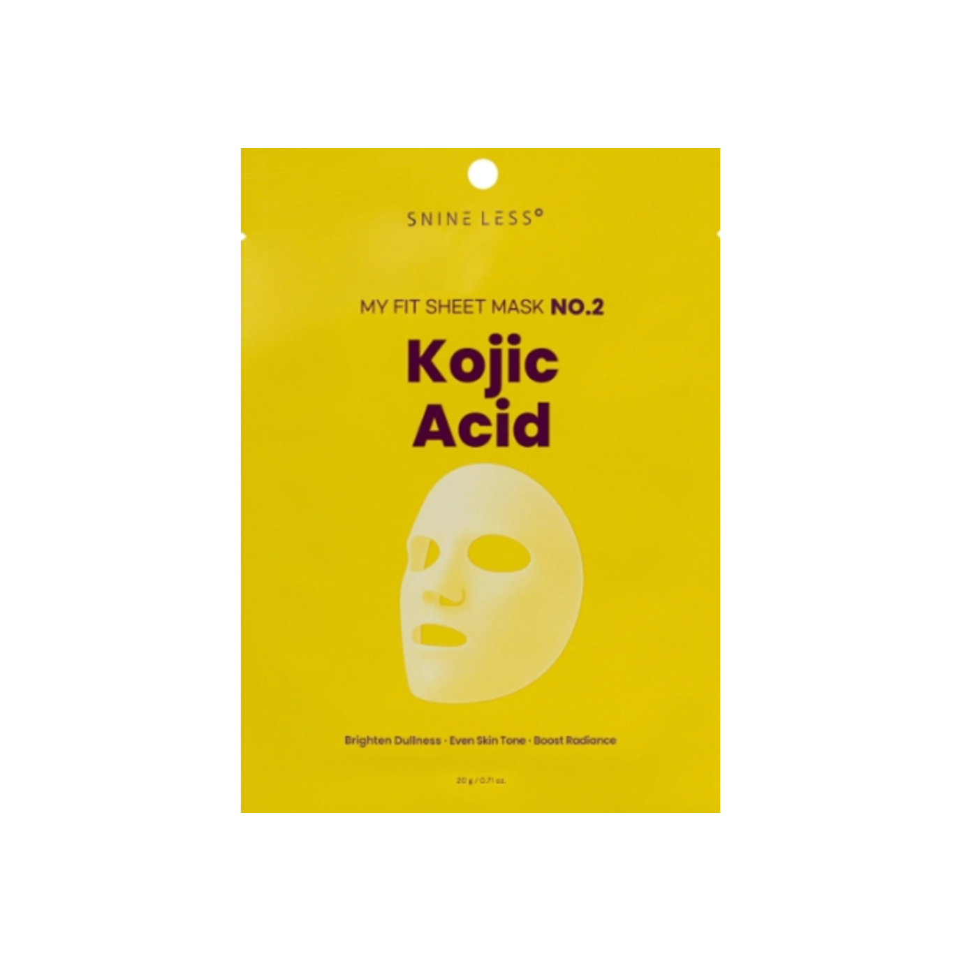 Nineless My Fit Sheet Mask No.2: Kojic Acid
